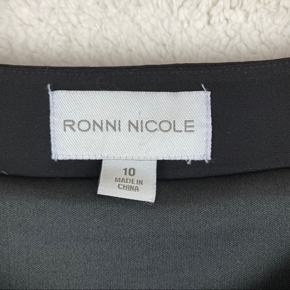 RONNI NICOLE 3/4 Sleeve Knit Shift Dress Size:  10 - Picture 4 of 6